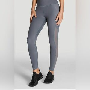 Victoria Secret Sport Gray Mesh panel knockout tight yoga leggings size Medium